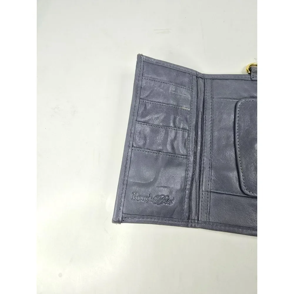 Rough‎ Robei Leather Wallet Women's Vintage Cards Money Travel Cocktail RR